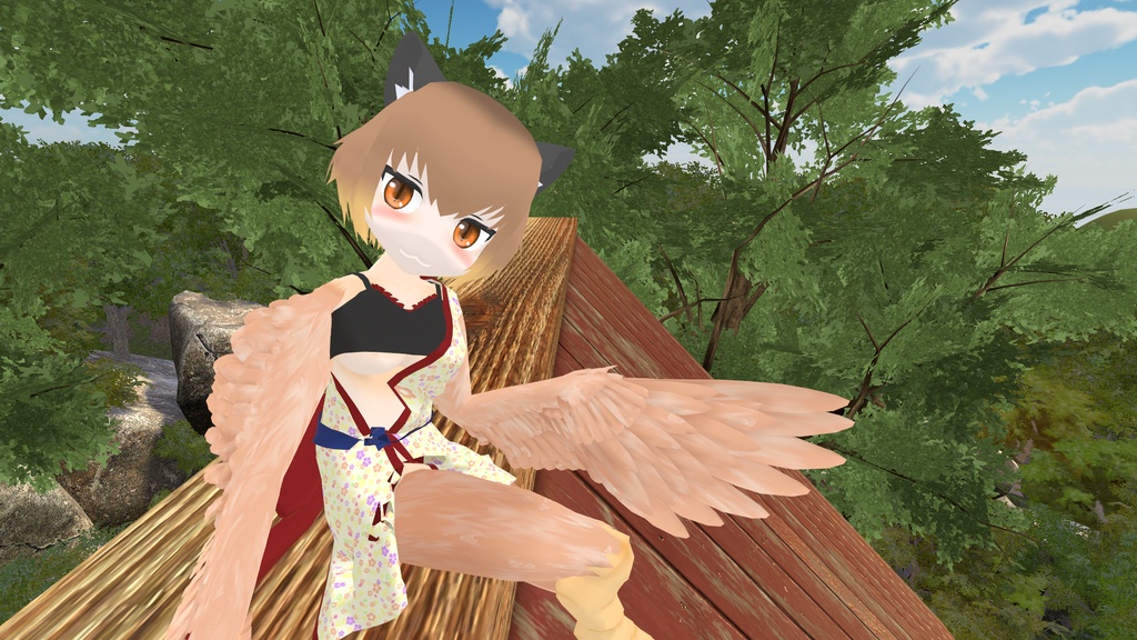 はぴねこ(和服)