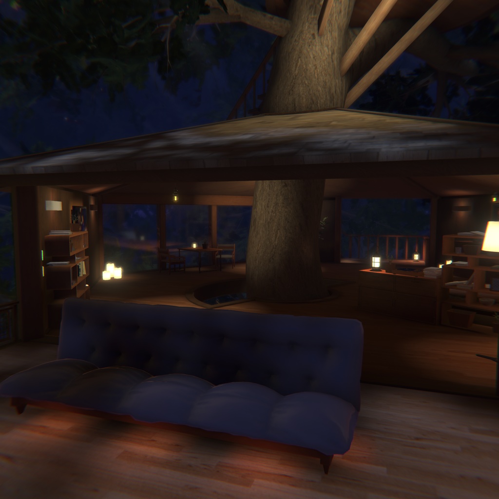【VRC向けワールド】Tree house: Nest【VCC対応済み】