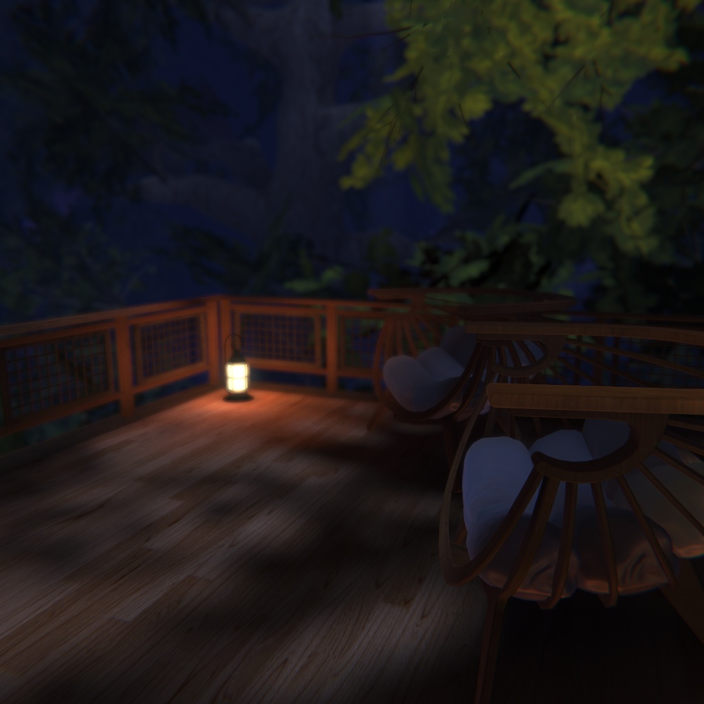 【VRC向けワールド】Tree house: Nest【VCC対応済み】