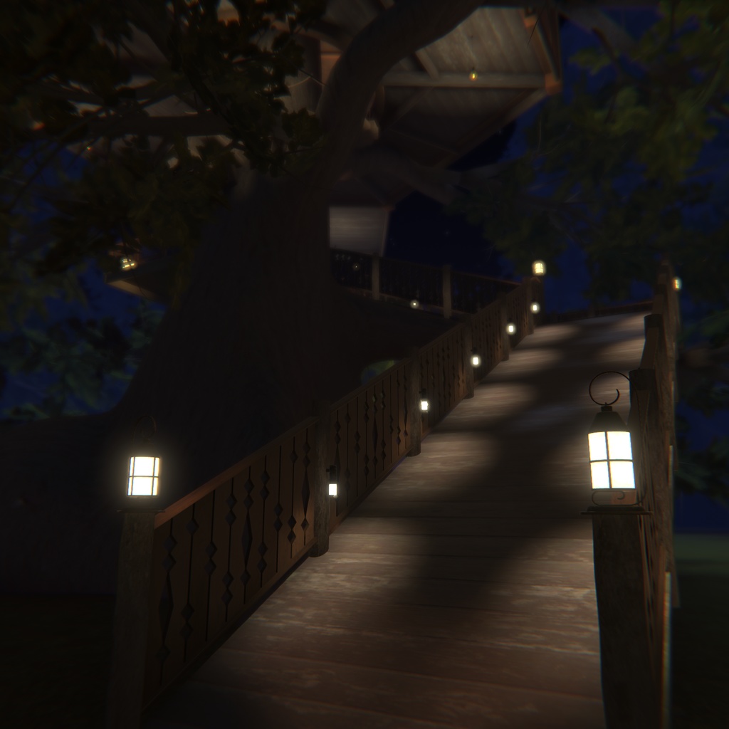 【VRC向けワールド】Tree house: Nest【VCC対応済み】