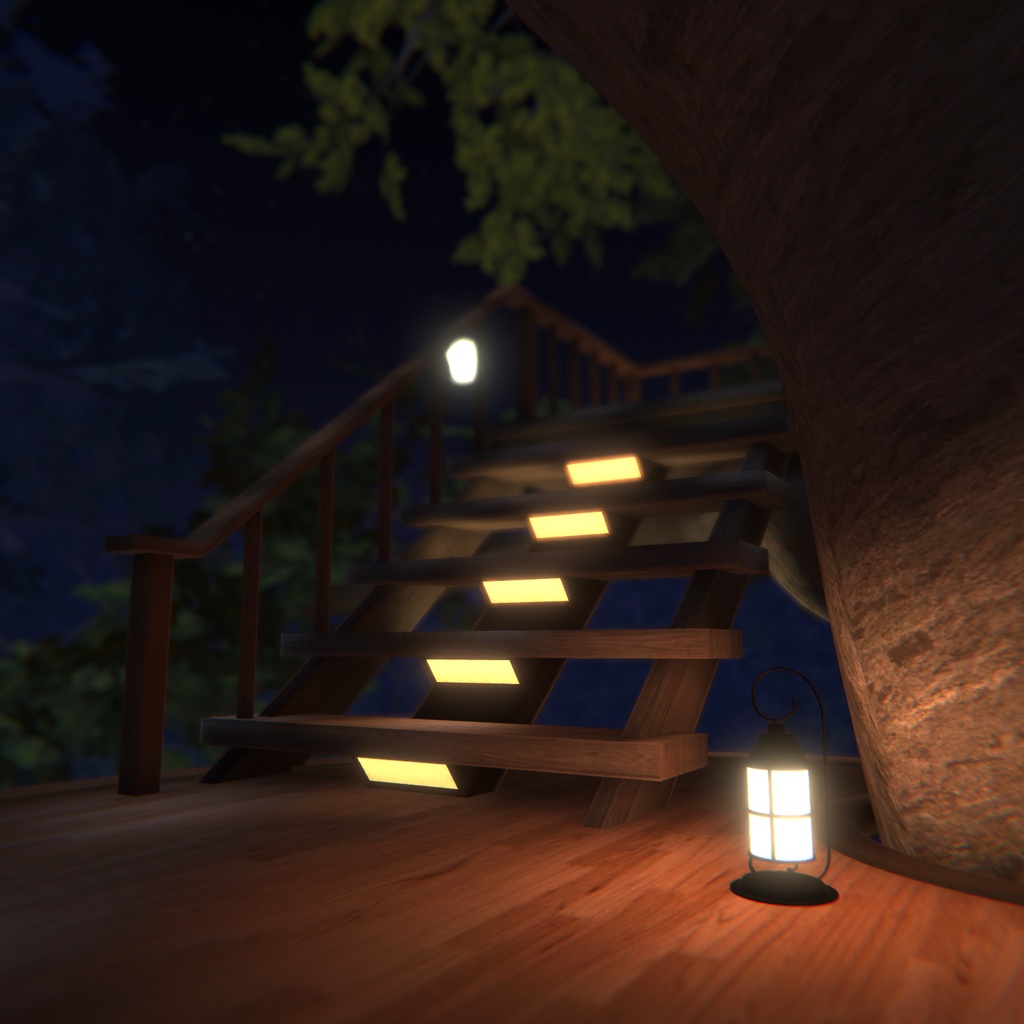 【VRC向けワールド】Tree house: Nest【VCC対応済み】