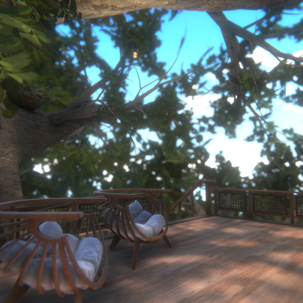 【VRC向けワールド】Tree house: Nest【VCC対応済み】