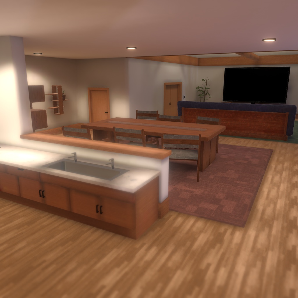 【VRC向けワールド】Villa Resort: Island【VCC対応済み】