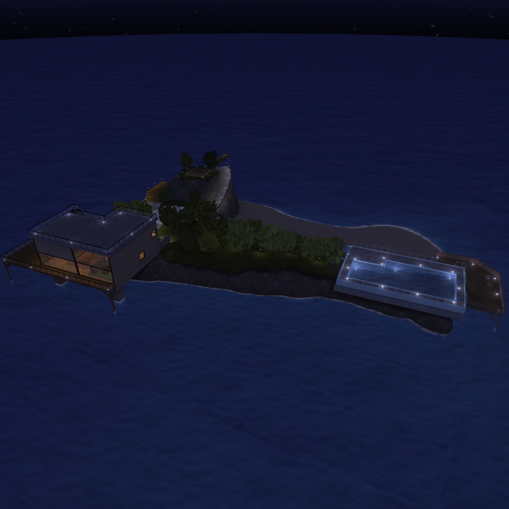 【VRC向けワールド】Villa Resort: Island【VCC対応済み】