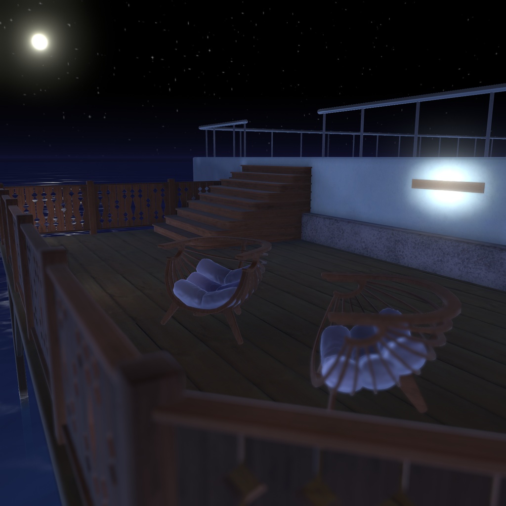 【VRC向けワールド】Villa Resort: Island【VCC対応済み】