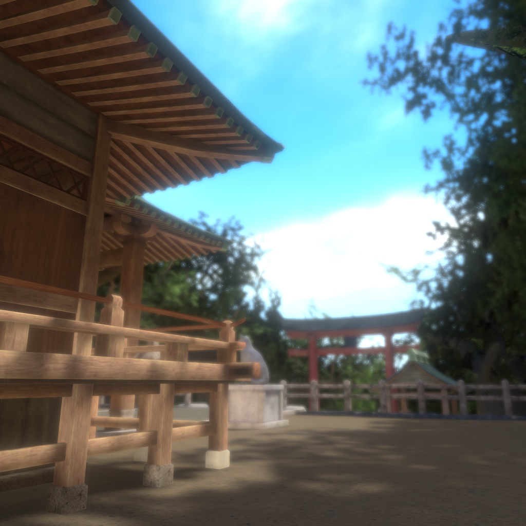 【VRC向けワールド】Shinto Sanctuary: Shrine【2019版対応済み】