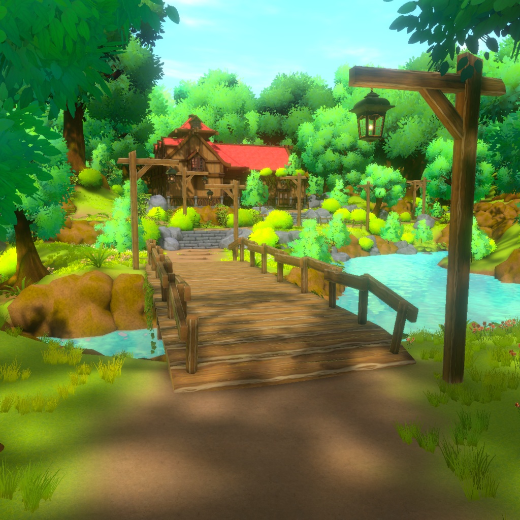 【VRchat対応ワールド】Leafy Lodge