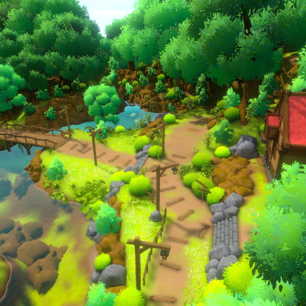 【VRchat対応ワールド】Leafy Lodge