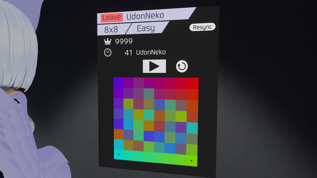 【VRchatアセット】Colordoku【色彩パズル】