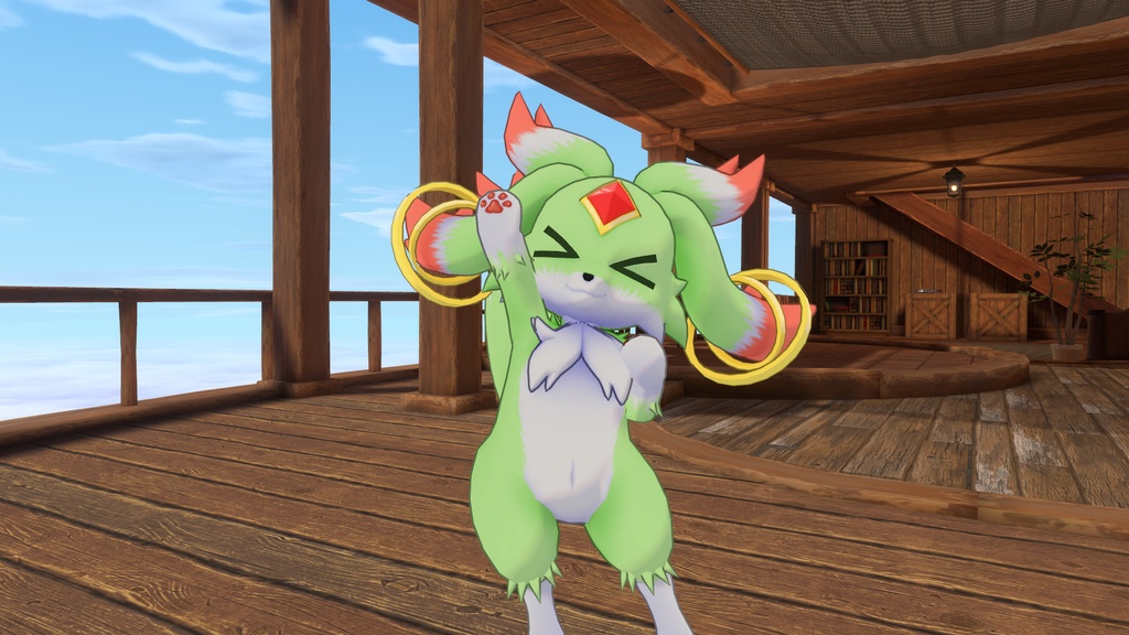 【VRchatアバター】カーバンクル【PC&Quest対応】