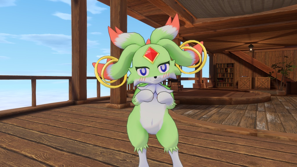 【VRchatアバター】カーバンクル【PC&Quest対応】