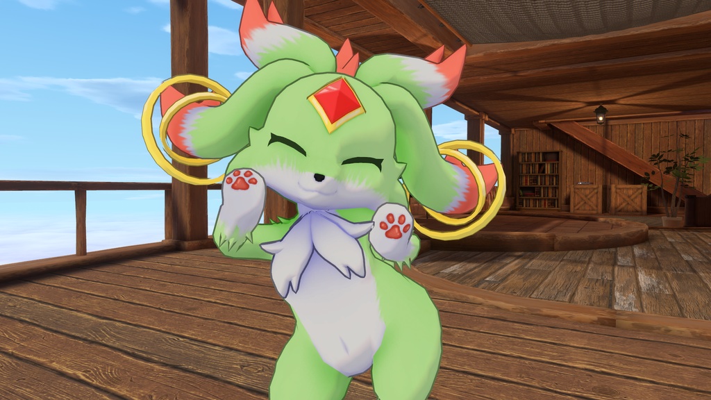 【VRchatアバター】カーバンクル【PC&Quest対応】