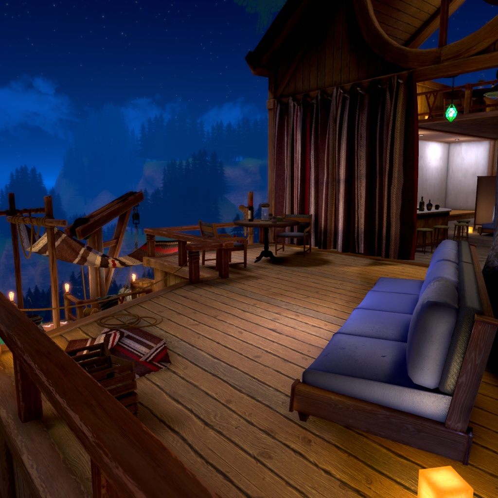 【VRchat対応ワールド】Moonlit Perch