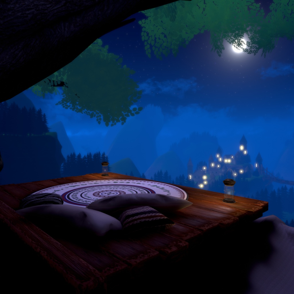 【VRchat対応ワールド】Moonlit Perch