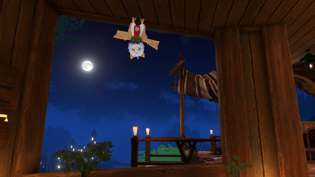 【VRChatアバター】アルバ【白いコウモリ】