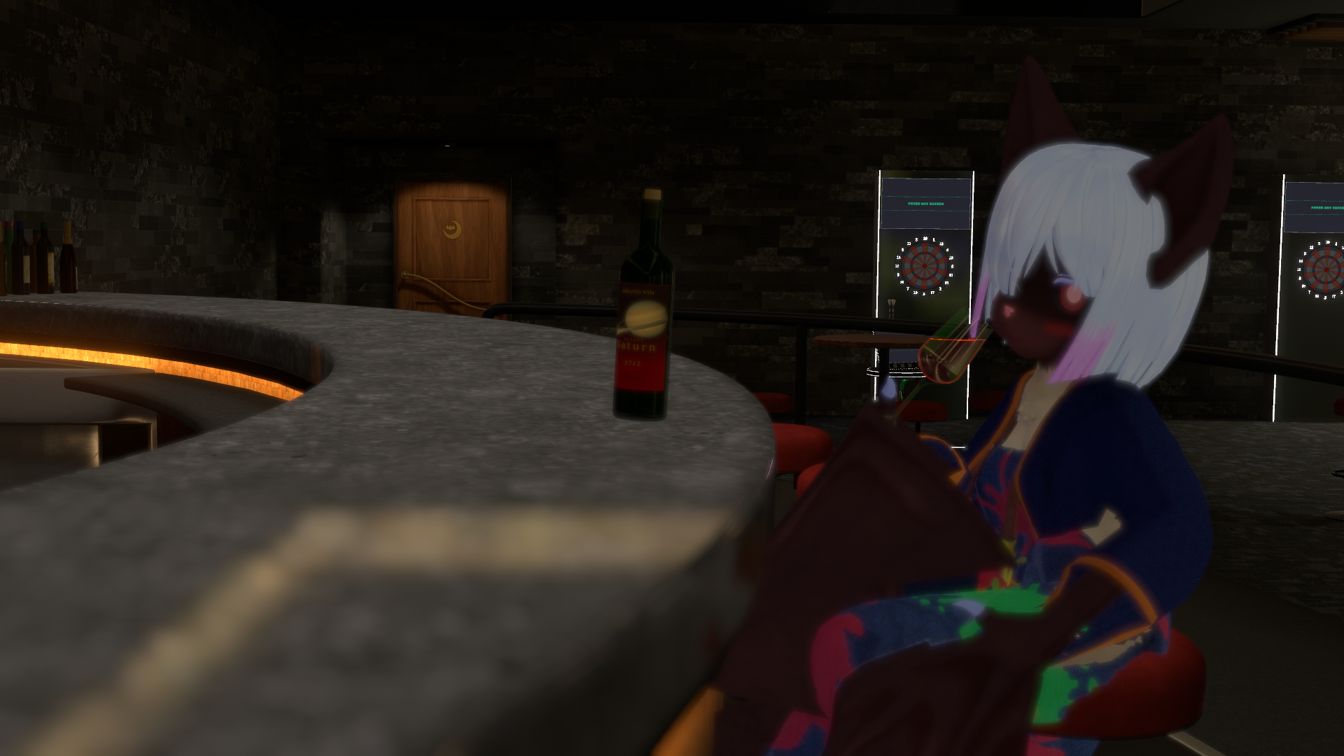 【VRchat対応ワールド】Nightfall Lounge - udon-cat-works - BOOTH