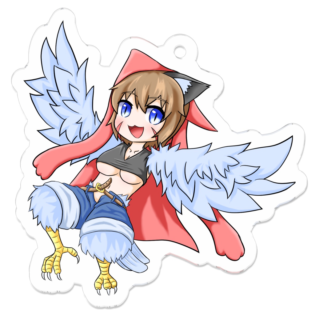 はぴねこアクリルキーホルダー