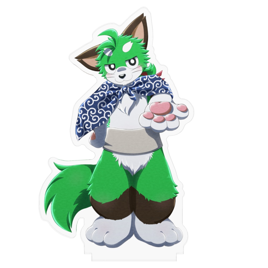 カッコイイ利休太アクリルフィギュア(中)