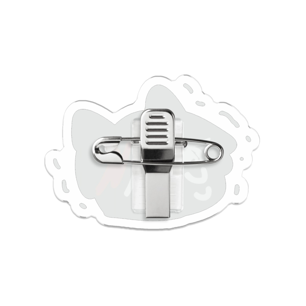 毛玉アクリルバッジ