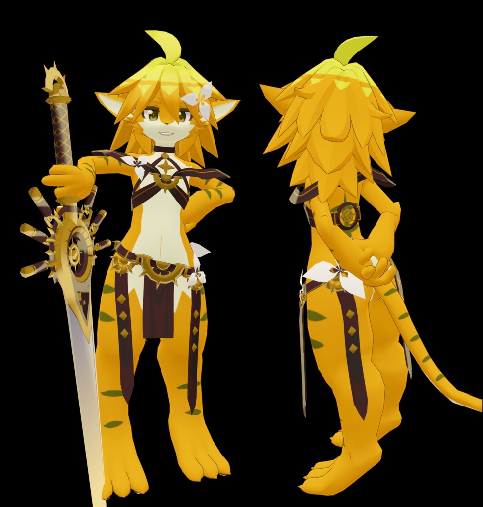 オリジナル3Dモデル『アレクシア』