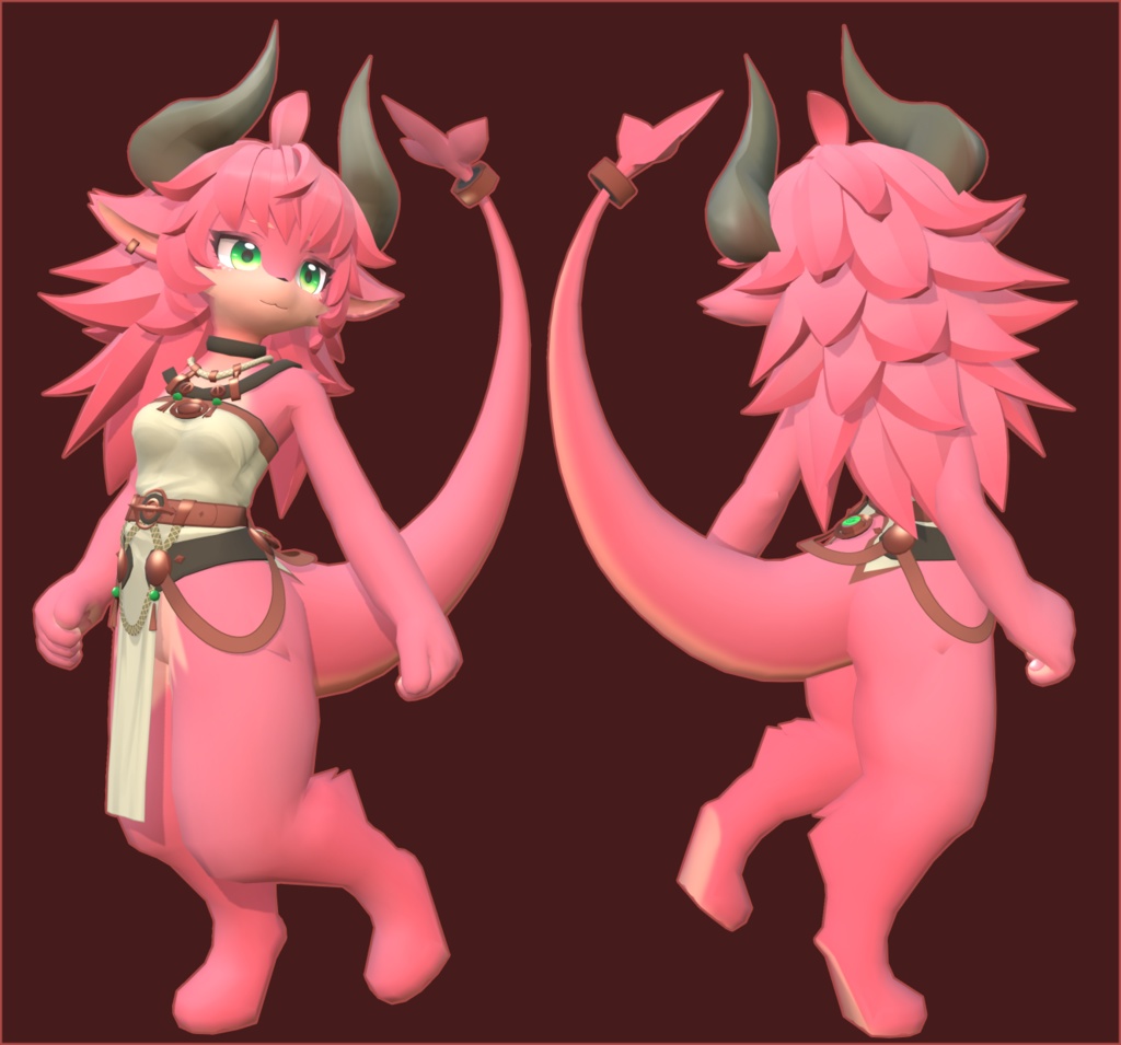 オリジナル3Dモデル『ダフネ』
