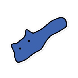 うちゅうねこステッカー