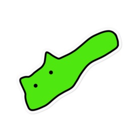 うちゅうねこステッカー