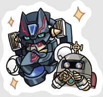 ステッカー　オリオン&クリップ