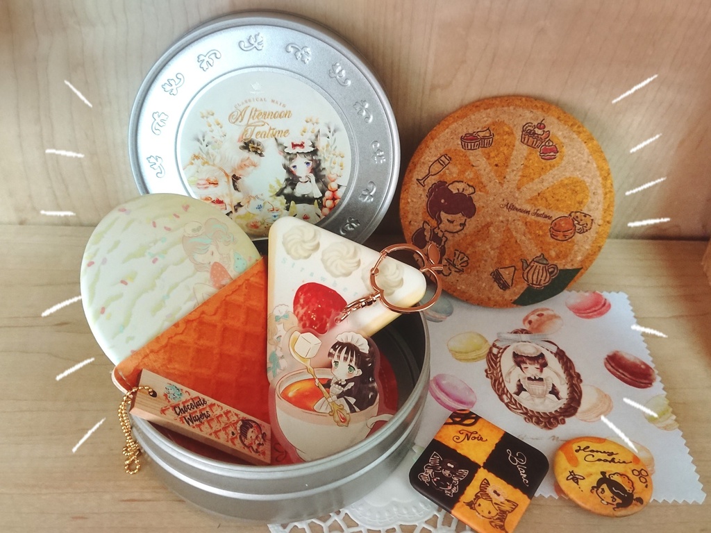 【グッズ】メイドさんのアフタヌーンティー風セット【詰め合わせ】