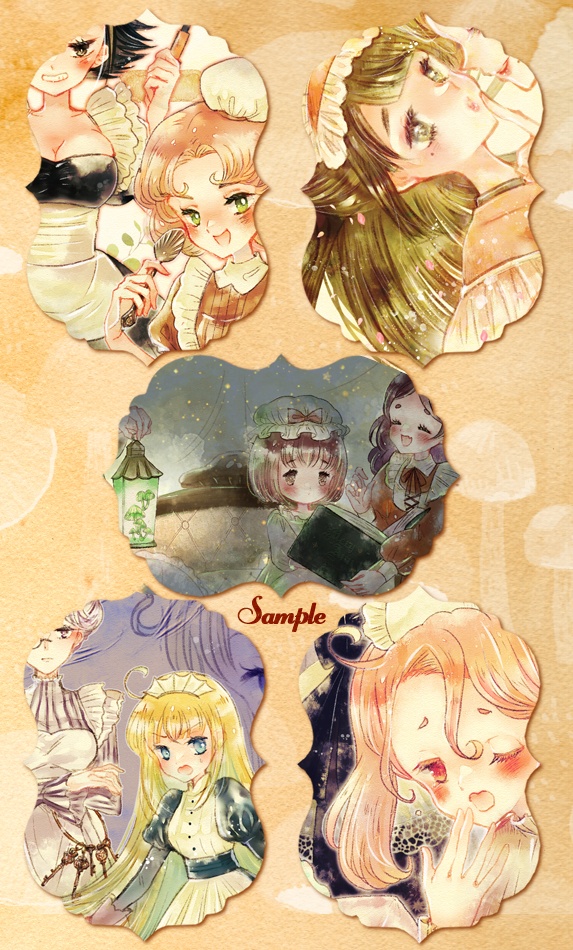 イラスト集【Maid in Mushroom】きのこのメイドさんの本