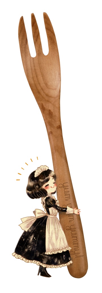 食いしん坊メイドさんアクキー