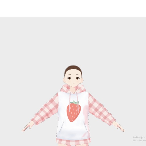 [Vroid] Strawberry Hoodie