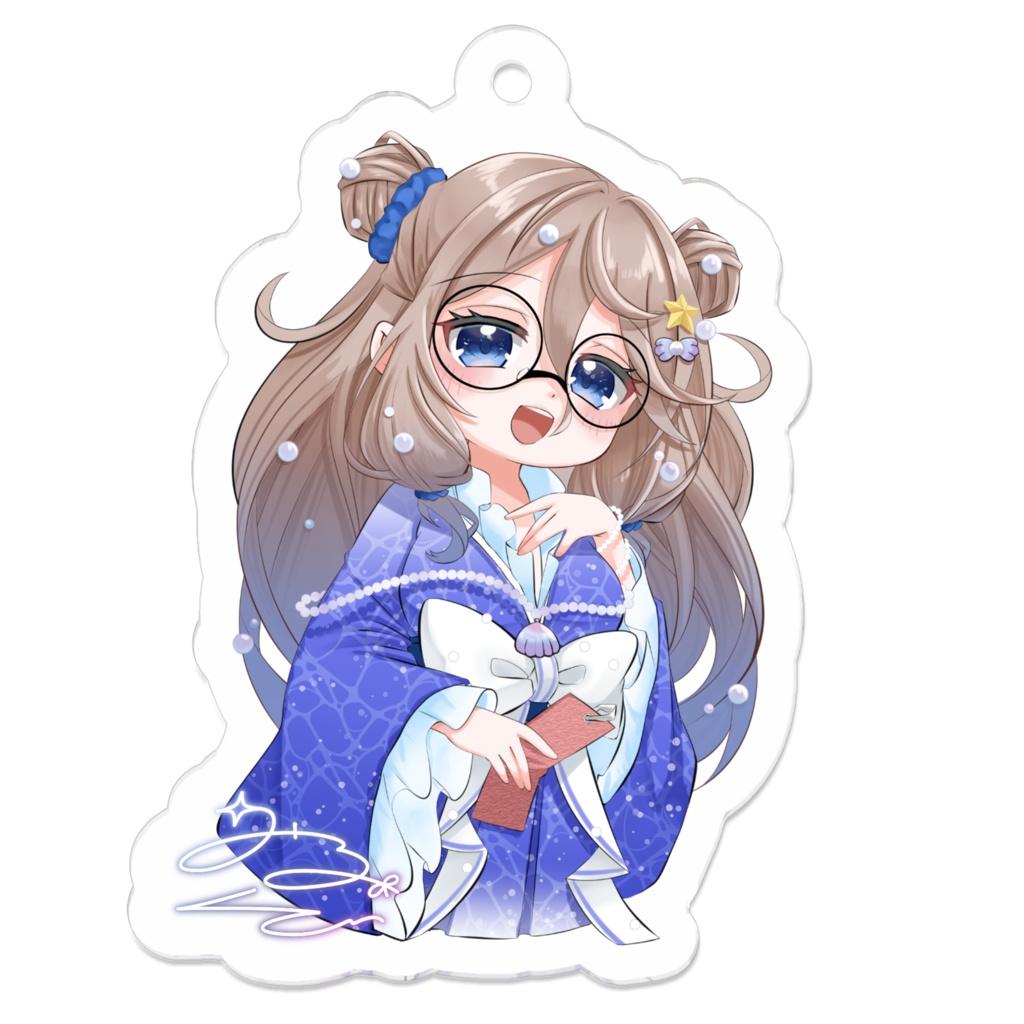 みるくてぃ_織姫アクリルキーホルダー
