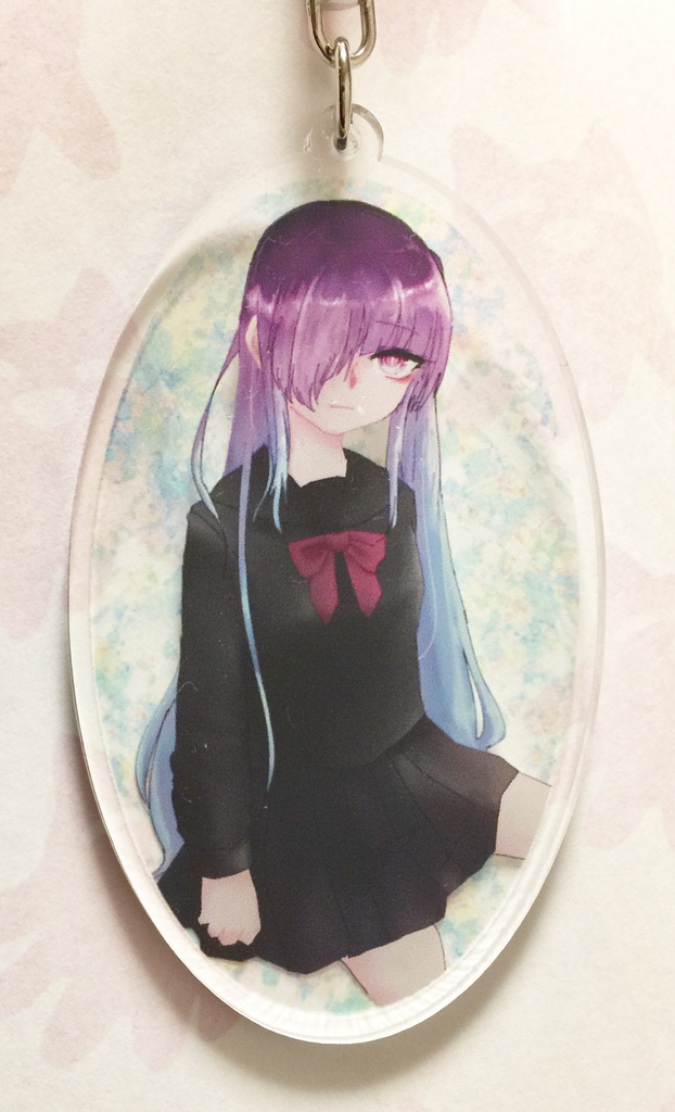 アメシスタアクリルキーホルダー