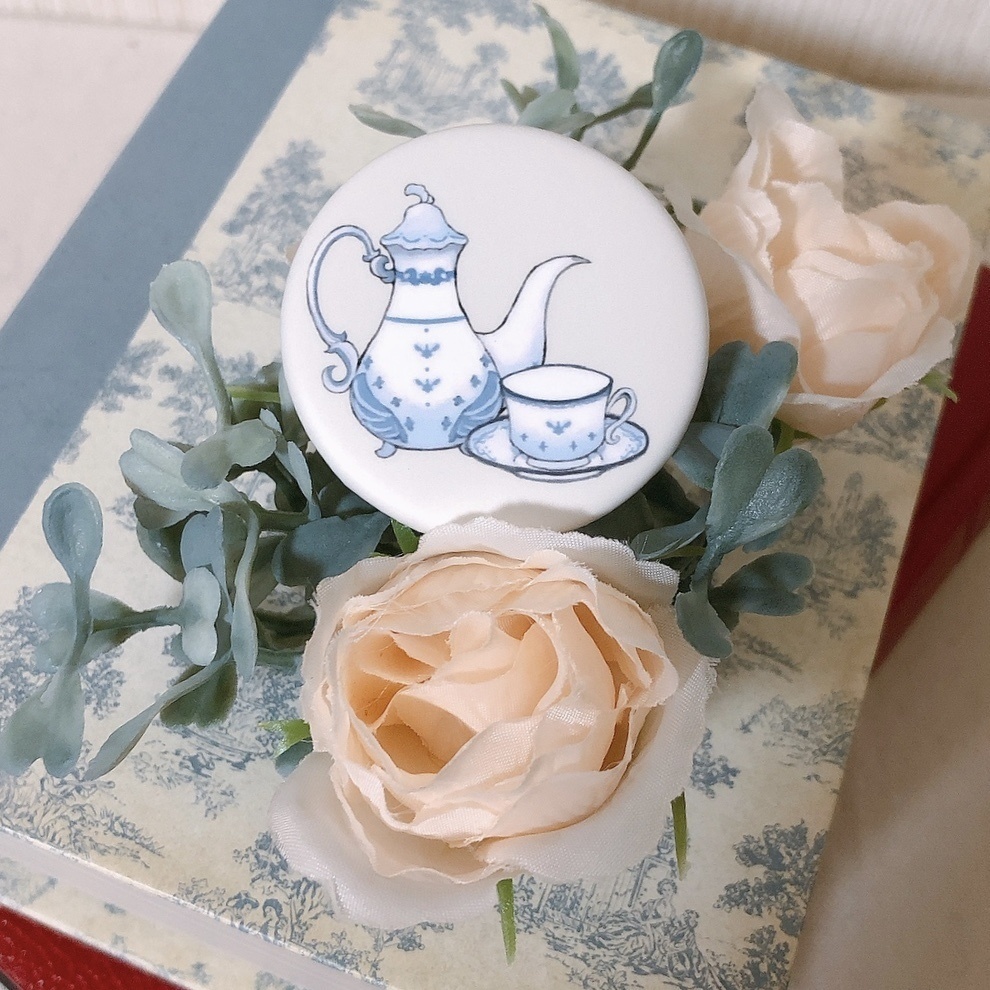 【創作雑貨】茶器の缶バッジ