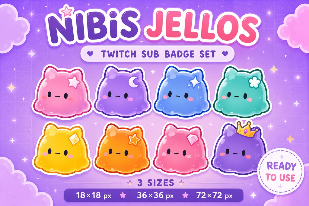 Nibis Jellos – Twitch Sub Badge Set
