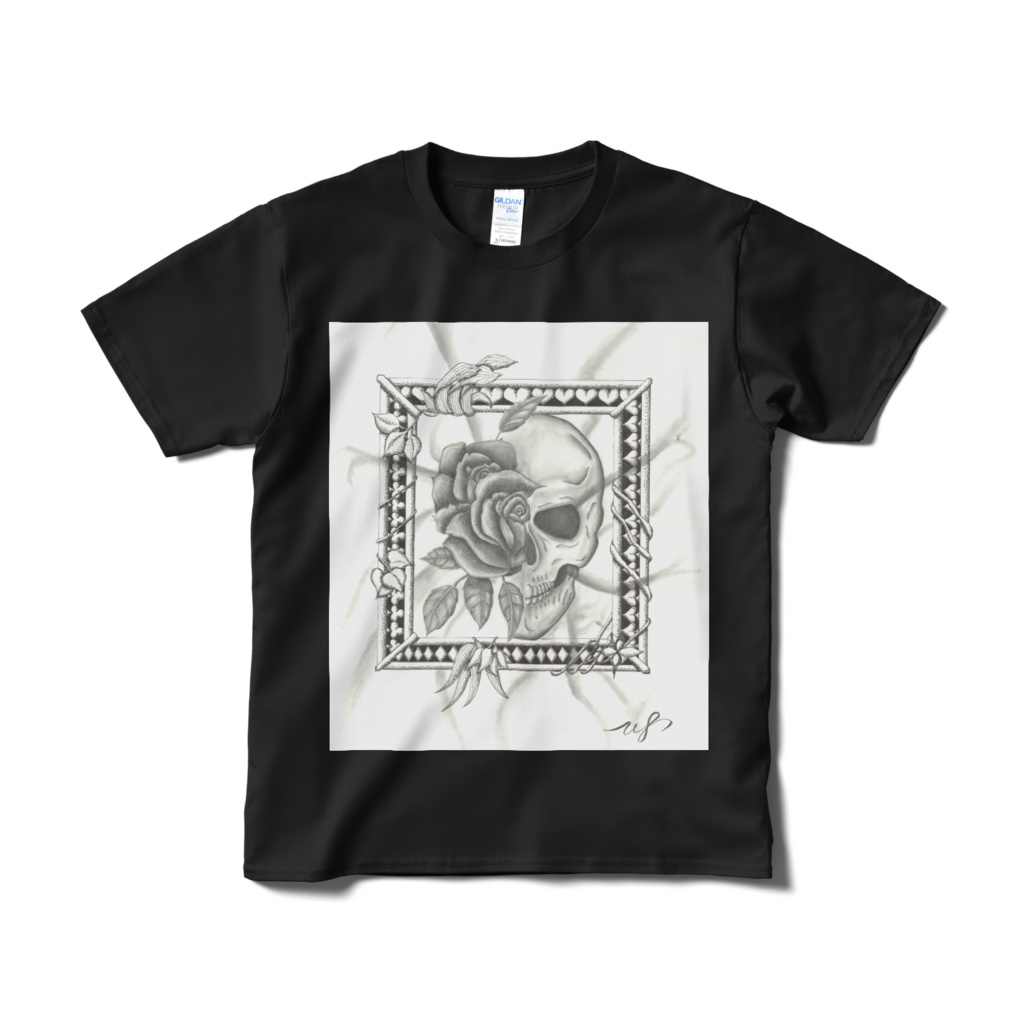 u8 「Dual personality」黒Tシャツ