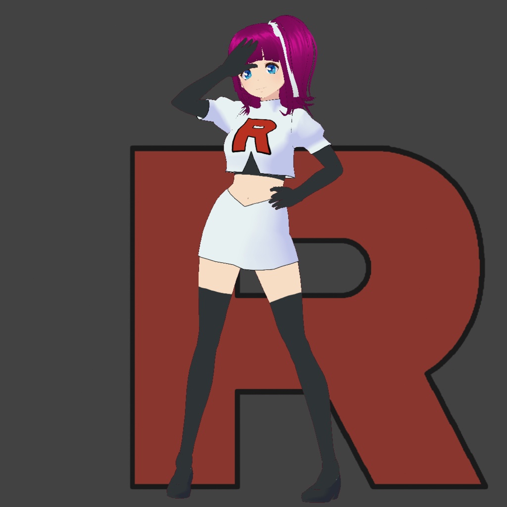 にゅ〜ろん同人誌Team Rocket Costume ムサシコスイラスト集 