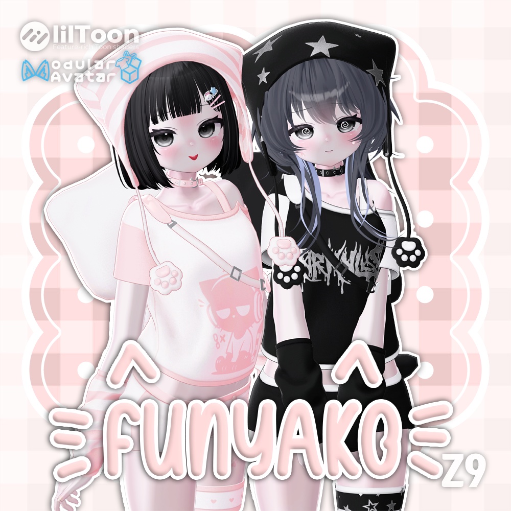 [VRC] 9アバター対応  [ふにゃこ (Funyako)]
