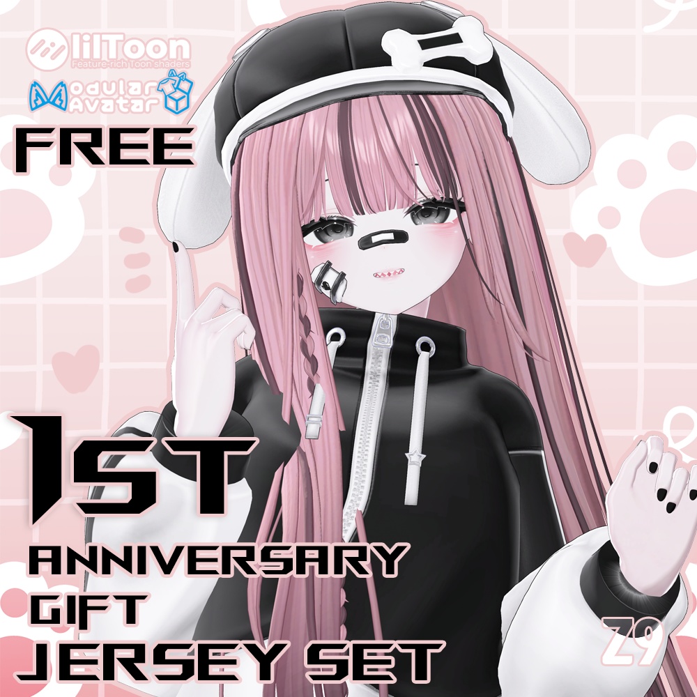 [VRC] 10アバター対応  [ Z9_1st anniversary gift ]