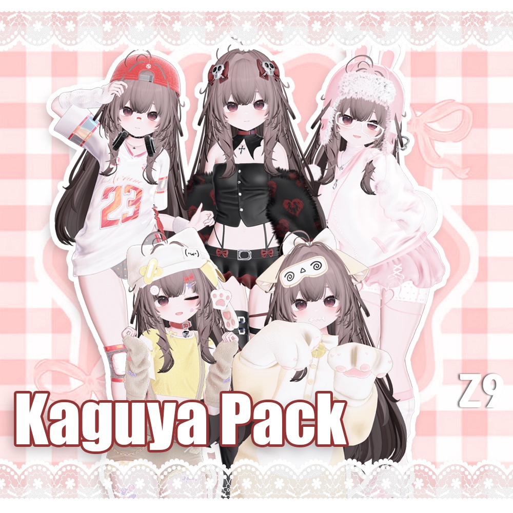 [VRC] 限定販売 ෆ Kaguya+Rurune Pack