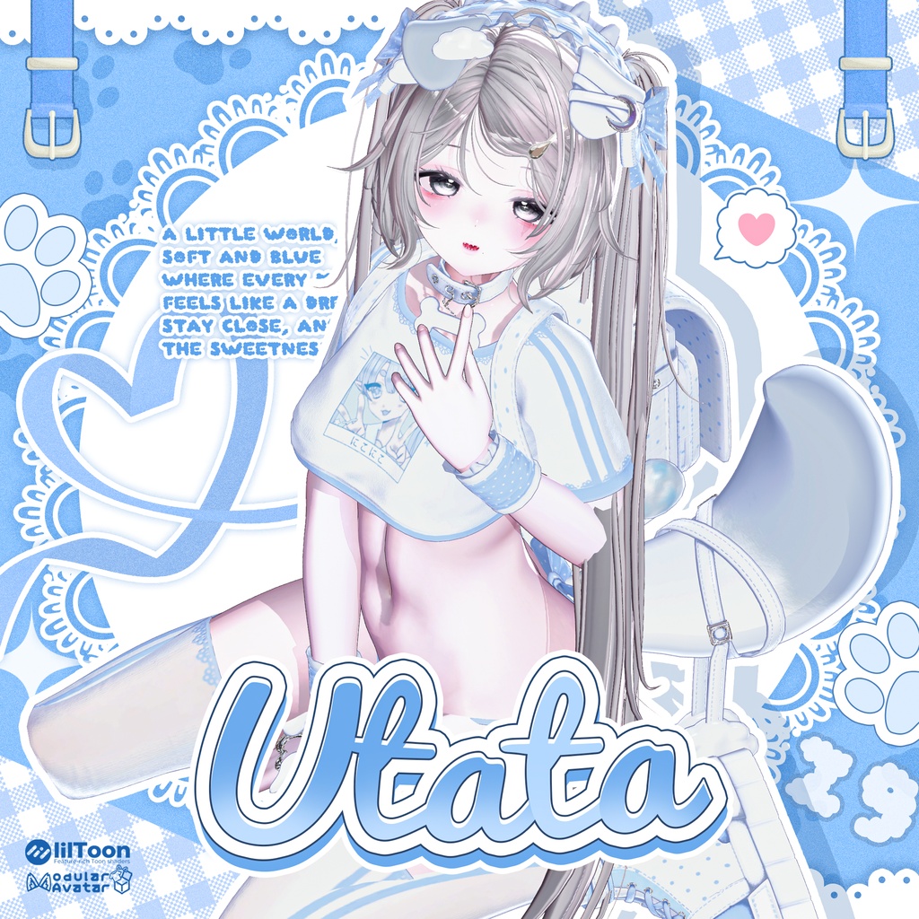 [VRC] 🖤セール中🖤 14 アバター対応  [Utata]