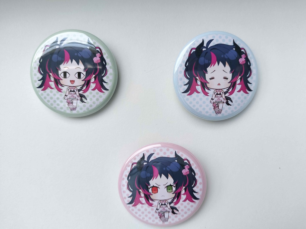 アイドルSD琴雅缶バッジ3個セット