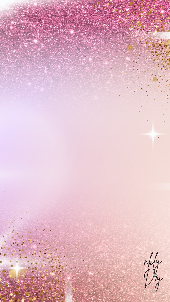 大人ギャル壁紙《nklyD9y》Pink Glitter Aurora
