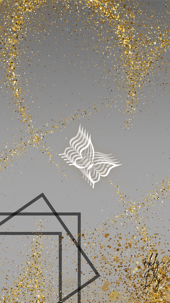 ラメ×フラワー壁紙コレクション 4種セット（スマホ壁紙）