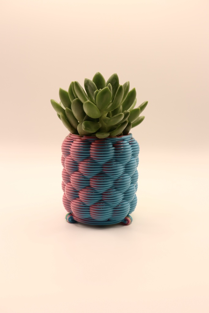 3色変化植木鉢・ペン立て