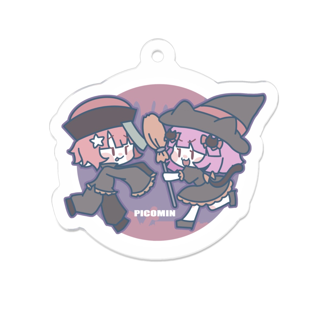 Picominアクリルキーホルダー（ハロウィンver.）