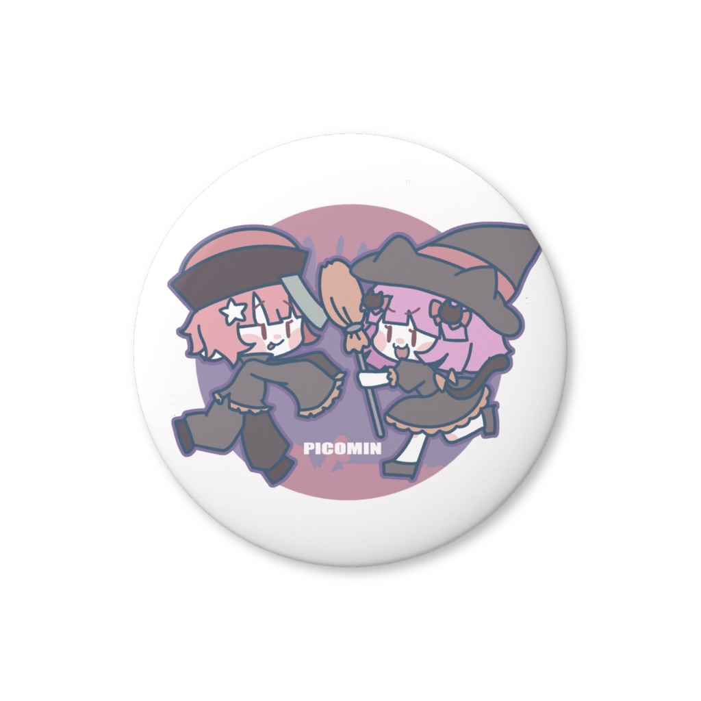 Picomin缶バッジ(ハロウィンver.)