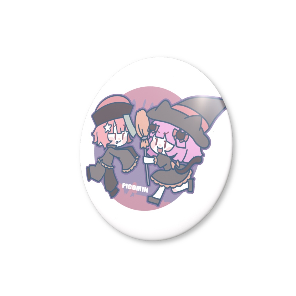 Picomin缶バッジ(ハロウィンver.)