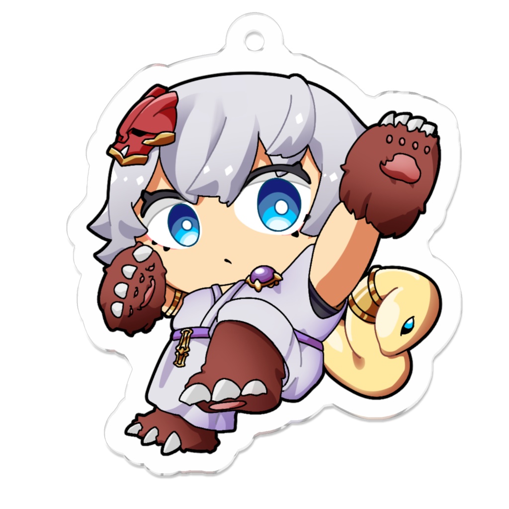 鵺 デフォルメアクリルキーホルダー